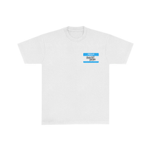 Load image into Gallery viewer, Privileged Dirtbag “NameTag” Tee in White
